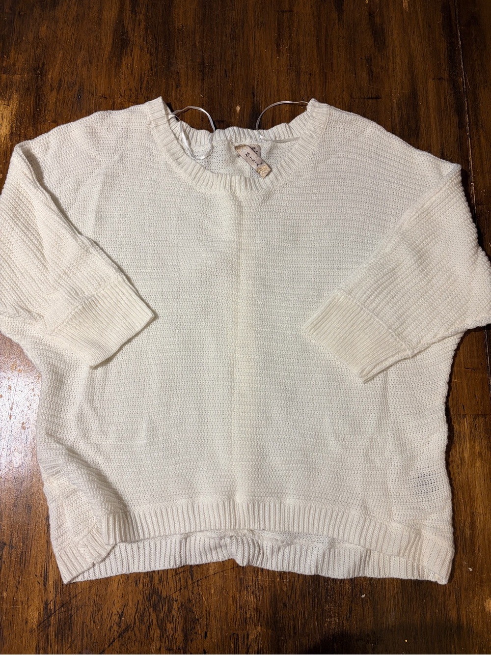 Misia Cream Lightweight Knit Sweater